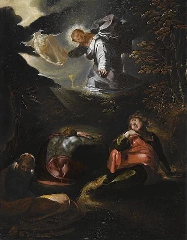 Cristo che appare agli apostoli dormienti - attribuito